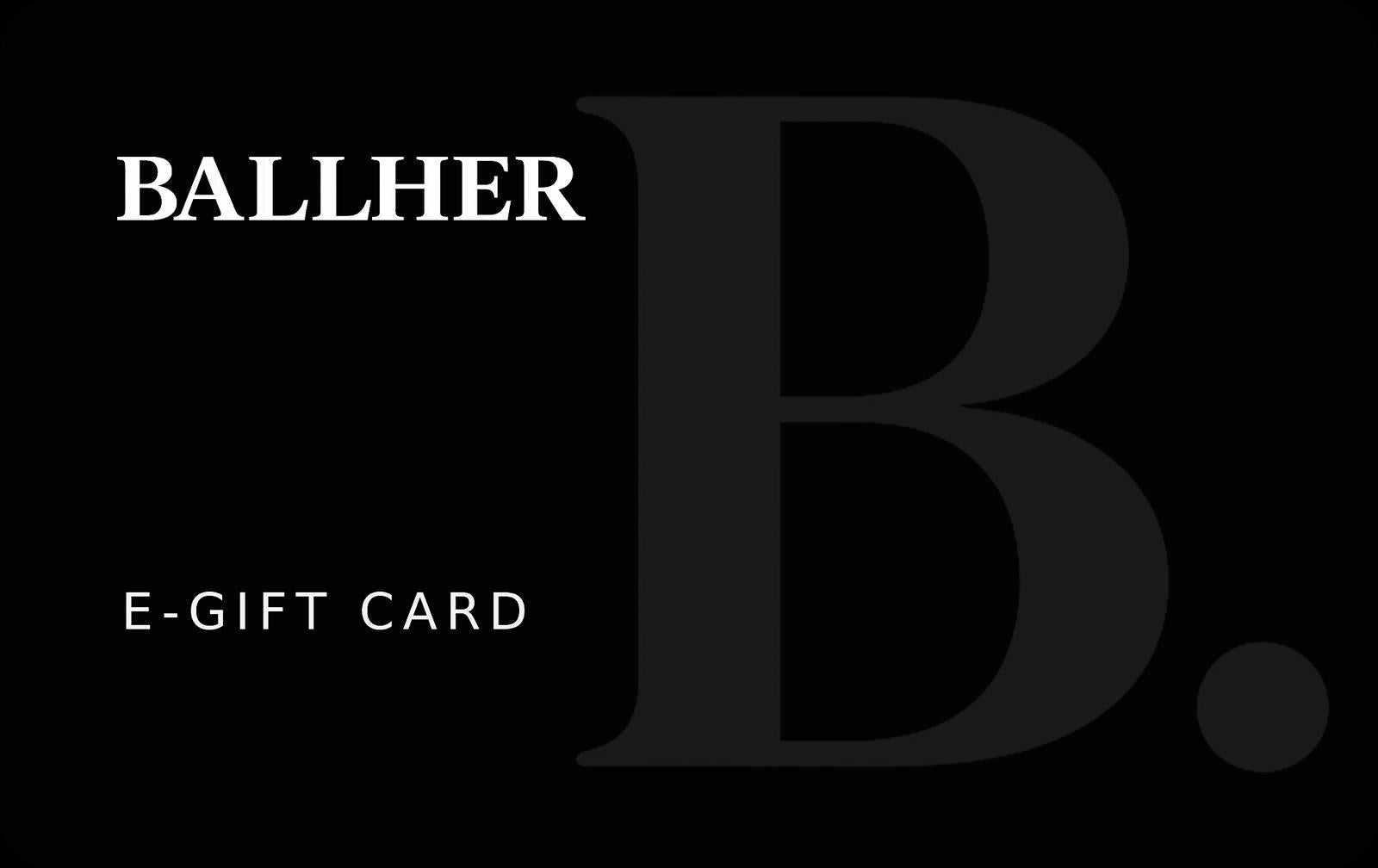 Ballher Gift Card – The Perfect Gift for Every Footballer